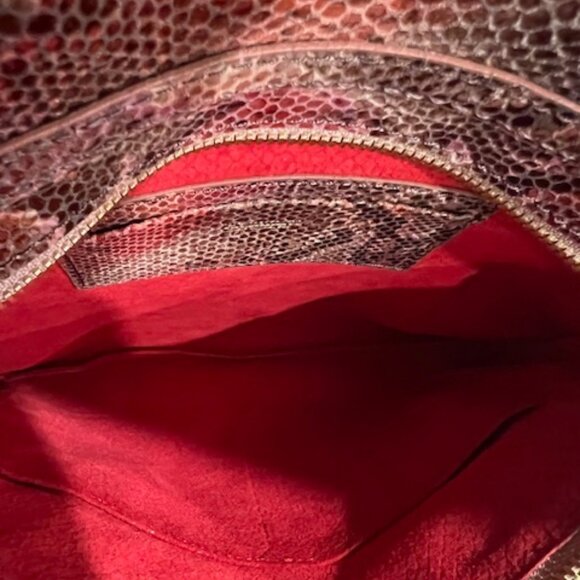 Hammitt Pink and Brown Snakeskin Crossbody Bag - Picture 4 of 4